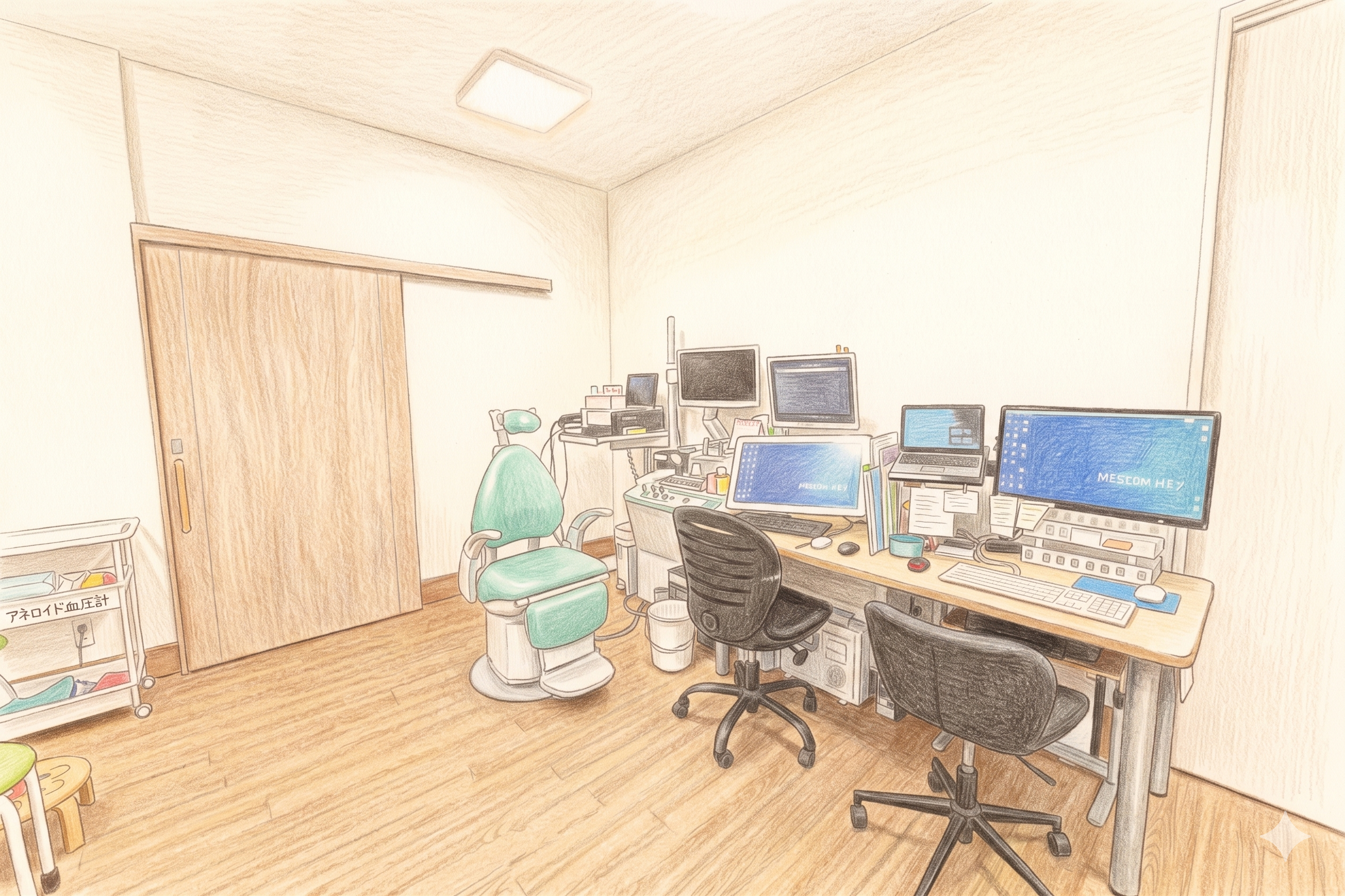 いりえ耳鼻咽喉科 仕事風景画像