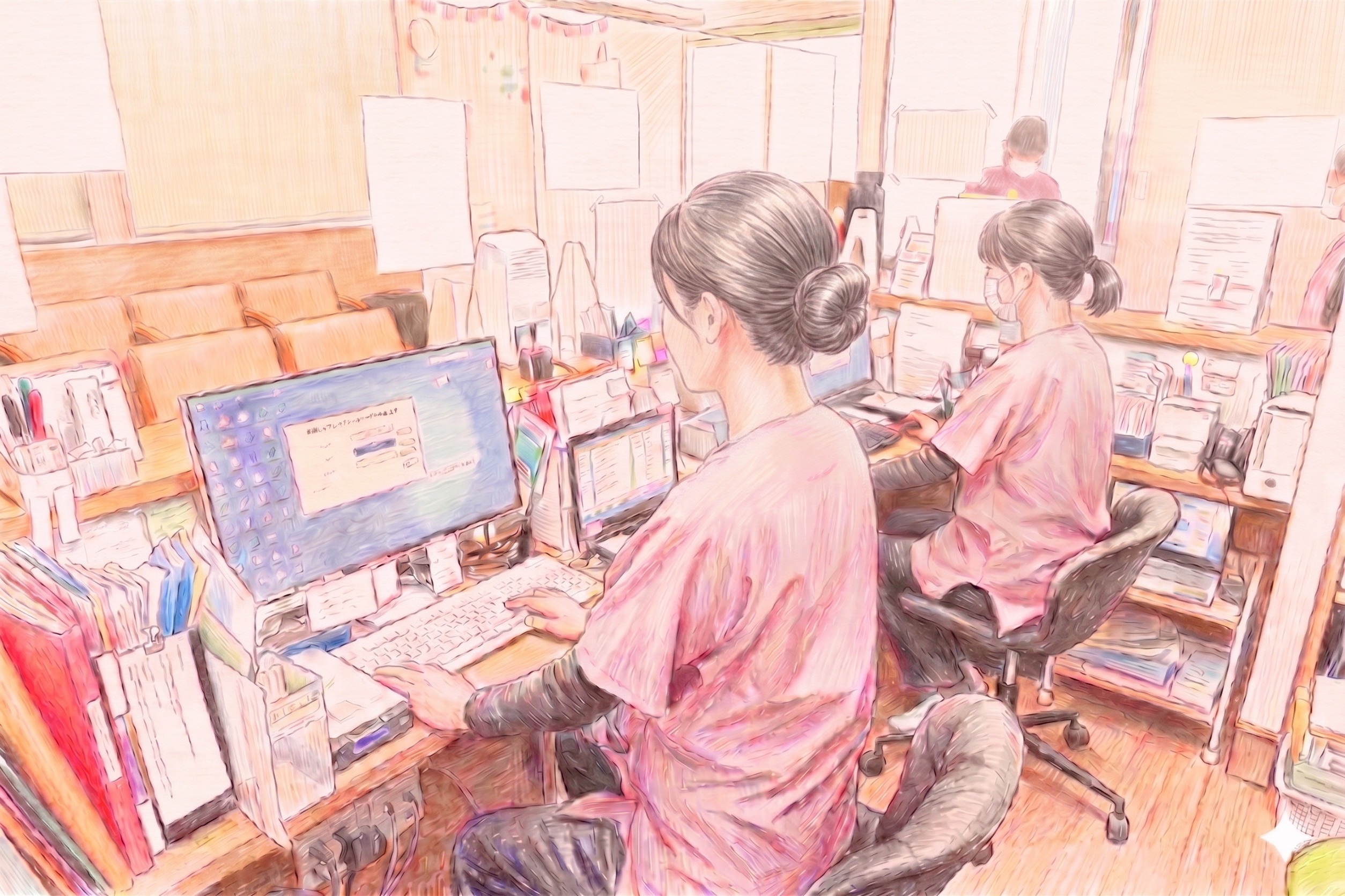 いりえ耳鼻咽喉科 仕事風景画像