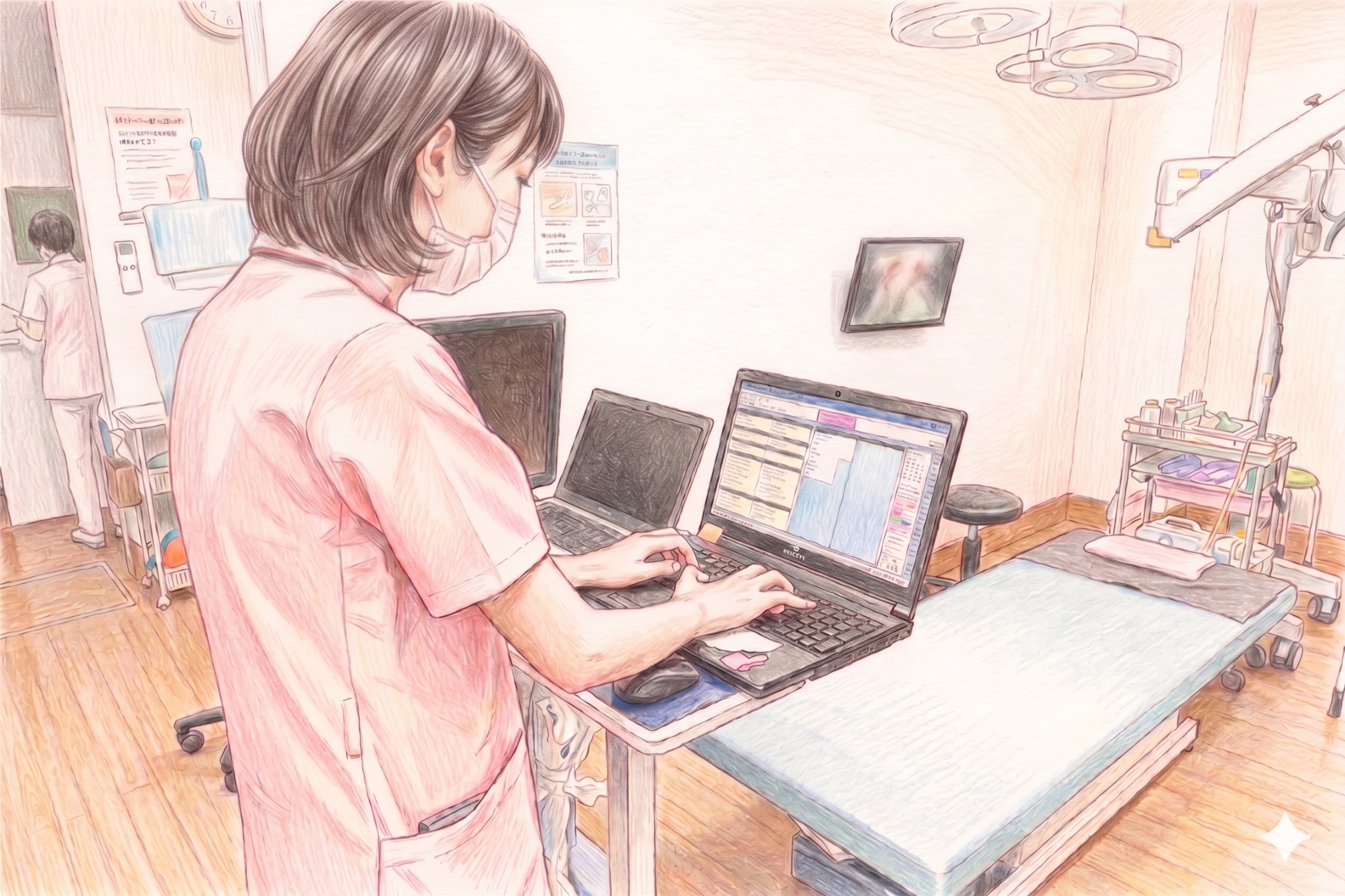 いりえ耳鼻咽喉科 仕事風景画像